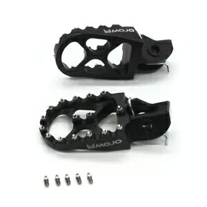 Mojo tbgyO ubN rbg Ano 7075 A~jE KTM nXL[ KXKXɓK Mojo Footpegs Black Billet Ano 7075 Aluminum Fits KTM Husky GasGas
