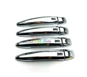 2021-2023 Y[O N[ TChhAnhJo[ X}[gL[ 4 t For 2021-2023 Nissan Rogue Chrome Side Door Handle Cover W/4 Smart Keyholes