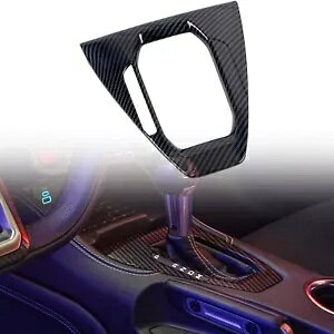 tH[h}X^O 2024 AT o[WJ[{t@Co[ ABS MAVtgplJo[g For Ford Mustang 2024 AT Version Carbon Fiber ABS Gear Shift Panel Cover Trim