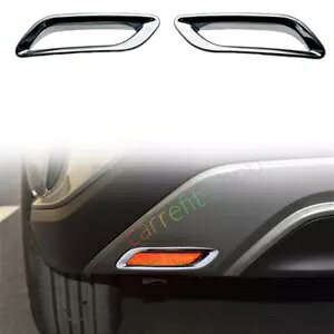 NTX RX350 RX350h 2023 N[Aop[tHOvtN^[gɓK Fit For Lexus RX350 RX350h 2023 Chrome Rear Bumper Fog Lamp Reflector Decor Trim