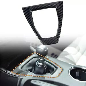 tH[h}X^O 2024 J[{t@Co[ ABS MT o[WMAVtgplJo[g For Ford Mustang 2024 Carbon Fiber ABS MT Version Gear Shift Panel Cover Trim