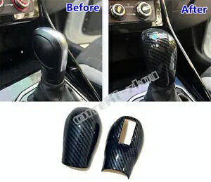 VW WFb^ 2011-2021 J[{t@Co[ ABS CeAMAVtgmuJo[gɓK Fit For VW Jetta 2011-2021 Carbon Fiber ABS Interior Gear Shift Knob Cover Trim