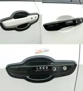 z_VrbN 2016-2019 2020 ̂鍕̎Ԃ̃TChhAnh{EJo[g For HONDA CIVIC 2016-2019 2020 Glossy Black Car Side Door Handle Bowl Cover Trim