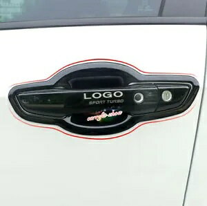 邢̎Ԃ̃hAnh{EJo[gz_VrbNnb`obN 2016-2021 BRIGHT BLACK CAR DOOR HANDLE BOWL COVER TRIM For Honda Civic Hatchback 2016-2021