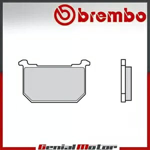 �t�����g Brembo 08 �u���[�L�p�b�h Kawasaki Z H1�AH2�AH3�ACSR 650 1981 - 1982 �p Front Brembo 08 Brake Pads for Kawasaki Z H1, H2, H3, CSR 650 1981 - 1982