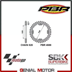 4588 38 C45 ���A�X�v���P�b�g PBR �T�C�Y 520 - 38 �� ���}�n YFZ 2003 - 2006 4588 38 C45 Rear Sprocket PBR Size 520 - 38 Teeth for YAMAHA YFZ 2003 - 2006 �y���s�A���i�z