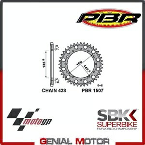 1507 52 F A XvPbg PBR 428 - 52 t@eBbN [^[ gCA 5 / 7 / 9 1989 - 1992 1507 52 F Rear Sprocket PBR 428 - 52 FANTIC MOTOR TRIAL 5 / 7 / 9 1989 - 1992