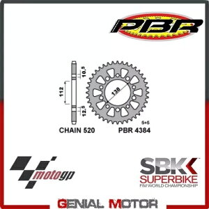 4384 43 C45 A XvPbg PBR TCY 520 - 43  z_ CTX700 2014 4384 43 C45 Rear Sprocket PBR Size 520 - 43 Teeth for HONDA CTX700 2014
