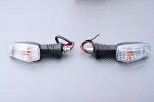 �y�A�t�����g�E�C���J�[�N���A�E���t�����g�X�Y�L GSXR 750 GSX-R 2004-2005- Pair front turn signals clear right left front SUZUKI GSXR 750 GSX-R 2004-2005- �y���s�A���i�z