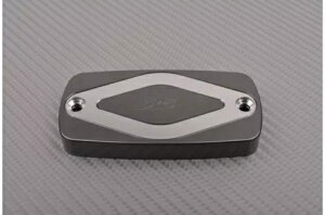 u[Lt[hReiJo[ tg/qg `^A~jE z_ Vo[EBO SWT 400/600- Brake Fluid Container Cover Front/Hint Titanium Aluminum Honda Silverwing SWT 400/600-