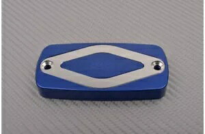 u[Lt[hU[o[Jo[ tg/A u[A~jE z_ Vo[EBO SWT 400/600- Brake fluid reservoir cover front/rear blue-aluminium Honda Silverwing SWT 400/600-