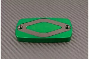 u[Lt[hReiJo[ tg/qgO[-`^ z_ Vo[EBO SWT 400/600- Brake Fluid Container Cover Front/Hint Green-Titanium Honda Silverwing SWT 400/600-