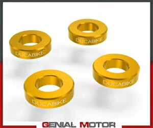 DUCABIKE �S�[���h �t�����g �u���[�L �L�����p�[ �X�y�[�T�[ Ducati 1199 PANIGALE S ABS 2012 2015 DUCABIKE GOLD Front Brake Caliper Spacers Ducati 1199 PANIGALE S ABS 2012 2015 �y���s�A���i�z