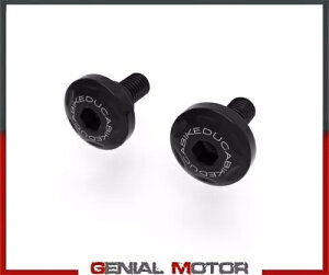 �L�b�g�`�F�[���ی�l�W DUCABIKE BLACK �h�D�J�e�B MULTISTRADA V4/S 2021 2022- Kit chain protection screws DUCABIKE BLACK for Ducati MULTISTRADA V4/S 2021 2022- �y���s�A���i�z