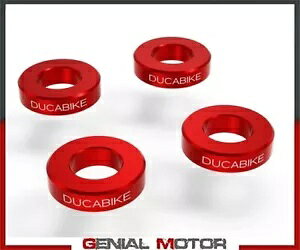 �t�����g �u���[�L �L�����p�[ �X�y�[�T�[ DUCABIKE RED Ducati 1199 PANIGALE S TRIC 2012 2013 Front Brake Caliper Spacers DUCABIKE RED Ducati 1199 PANIGALE S TRIC 2012 2013 �y���s�A���i�z
