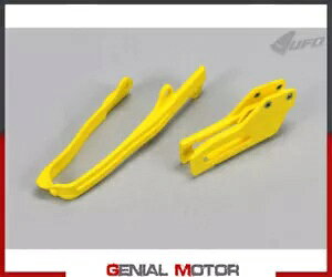 �`�F�[���K�C�h+�X�C���O�A�[��Ch.�X���C�_�[�L�b�g Ufo �v���X�g �X�Y�L Rmz 450 2010 - 2017 25102 Chain Guide + Swingarm Ch. Slider Kit Ufo Plast Suzuki Rmz 450 2010 - 2017 25102