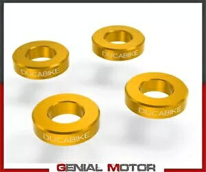 DUCABIKE �S�[���h �t�����g �u���[�L �L�����p�[ �X�y�[�T�[ Ducati 1199 PANIGALE S ABS 2012 2015 DUCABIKE GOLD Front Brake Caliper Spacers Ducati 1199 PANIGALE S ABS 2012 2015 �y���s�A���i�z