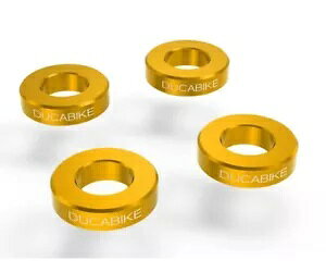DUCABIKE DPF01B �S�[���h �t�����g �u���[�L �L�����p�[ �X�y�[�T�[ Ducati 848 EVO COR SE 2012 2013 DUCABIKE DPF01B GOLD Front Brake Caliper Spacers Ducati 848 EVO COR SE 2012 2013 �y���s�A���i�z