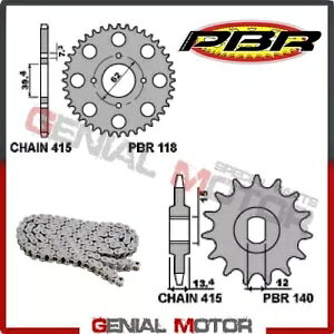 EK1153 チェーンとスプロケットキット 14 / 36 / 415 PBR BETAMOTOR FOUR XP 1991 - 1992 EK1153 Chain and Sprockets Kit 14 / 36 / 415 PBR BETAMOTOR FOUR XP 1991 - 1992
