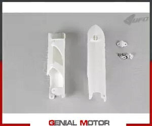 �t�H�[�N �X���C�_�[ �v���e�N�^�[ Ufo Plast Ktm Sx-F �S���f�� 2007 - 2014 �z���C�g KA-KT Fork Slider Protectors Ufo Plast For Ktm Sx-F All Models 2007 - 2014 White KA-KT