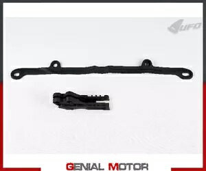 `F[KCh + XCOA[ C XC_[Lbg Ufo vXg Kawasaki Kxf 450 2006 - 2008 37951 Chain Guide + Swingarm C Slider Kit Ufo Plast Kawasaki Kxf 450 2006 - 2008 37951