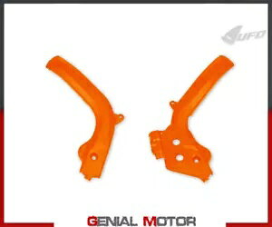 フレームガード Ufo プラスト Ktm Exc 全モデル 2017 - 2018 オレンジ KTM 98-21 Frame Guard Ufo Plast For Ktm Exc All Models 2017 - 2018 Orange KTM 98-21