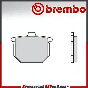 ���A Brembo 07 �u���[�L���C�j���O �z���_ CB F2�ASS 750 1977 - 1979- Rear Brembo 07 brake lining for Honda CB F2, SS 750 1977 - 1979- �y���s�A���i�z