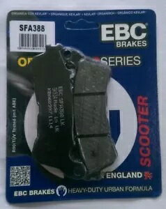 �z���_ FES125 S-Wing (2007 �` 2015) EBC �I�[�K�j�b�N �t�����g �f�B�X�N �u���[�L �p�b�h SFA388 �ɓK�� FITS Honda FES125 S-Wing (2007 to 2015) EBC Organic FRONT Disc Brake Pads SFA388