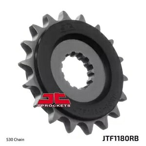 JT �É����o�[�t�����g�X�v���P�b�g 18T �g���C�A���t 1050 �^�C�K�[ 2007 - 2014 �ɓK�� JT Quiet Rubber Front Sprocket 18T Fits Triumph 1050 Tiger 2007 - 2014 �y���s�A���i�z