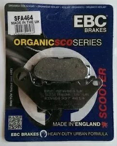 Yamaha NMAX GPD125 GPD 125 2015 - 2023 EBC AfBXNu[Lpbh SFA464 ɓK Fits Yamaha NMAX GPD125 GPD 125 2015 - 2023 EBC REAR Disc Brake Pads SFA464