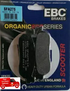 ���}�n VP250 X CITY 2007 �` 2016 EBC ���A�f�B�X�N�u���[�L�p�b�h SFA275 �ɓK���B Fits YAMAHA VP250 X CITY 2007 to 2016 EBC REAR Disc Brake Pads SFA275