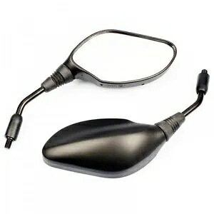 z_ PCX PCX125 150 ~[ ubN EZbg yA 10mm 2009 - 2020 ɓK Fits Honda PCX PCX125 150 Mirrors Black Left & Right Set Pair 10mm 2009 - 2020
