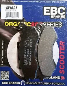 EBC SFA603 �u���[�L�p�b�h �z���_ SH ���[�h ANC125 ANC 125 2014 - 2020 2021 2022 �ɓK�� EBC SFA603 Brake Pads Fits Honda SH Mode ANC125 ANC 125 2014 - 2020 2021 2022 �y���s�A���i�z