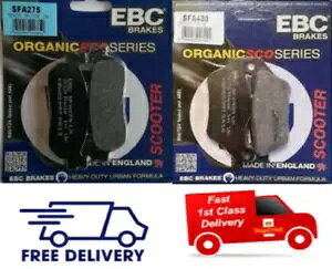 Yamaha YP 250 R X-Max 2005 - 2009 EBC オーガニックフロント & リアディスクブレーキパッドに適合 Fits Yamaha YP 250 R X-Max 2005 - 2009 EBC Organic FRONT & REAR Disc Brake Pads