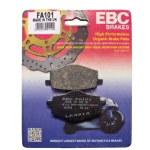 }n YZ 250 U 1988 A EBC I[KjbN fBXN u[L pbh FA101 ɓK Fits YAMAHA YZ 250 U 1988 Rear EBC Organic Disc Brake Pads FA101