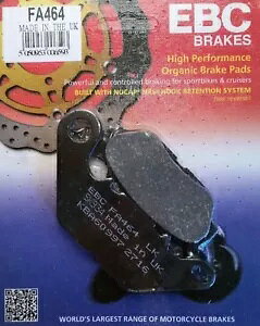 }n YBR125 YBR 125 2010-2016 EBC I[KjbN tg fBXN u[L pbh - FA464 ɓKB Fits Yamaha YBR125 YBR 125 2010-2016 EBC Organic FRONT Disc Brake Pads - FA464