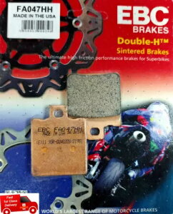 Ducati �X�[�p�[�X�|�[�c 750 1991 �` 1998 EBC �Č����A �u���[�L �p�b�h FA47HH Ducati Supersport 750 1991 to 1998 EBC Sintered REAR Brake Pads FA47HH �y���s�A���i�z