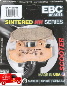 �X�Y�L AN250 / AN400 �o�[�O�}�� 2001 �` 2006 EBC �Č����A�u���[�L�p�b�h�ɓK�� Fits SUZUKI AN250 / AN400 BURGMAN 2001 to 2006 EBC Sintered REAR Brake Pads �y���s�A���i�z