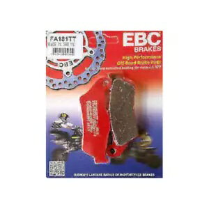 �A�v�����A RX 125 E5 2001 - 2018 2019 EBC TT �t�����g�u���[�L�p�b�h FA181TT �ɓK���B FITS APRILIA RX 125 E5 2001 - 2018 2019 EBC TT FRONT Brake Pads FA181TT �y���s�A���i�z