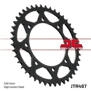 JT �X�`�[�������A�X�v���P�b�g����: 44 / JTR487.44 JT Steel Rear Sprocket Teeth: 44 / JTR487.44 �y���s�A���i�z