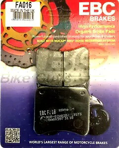 TRIUMPH T140/T150/T160 BONNEVILLE EBC �t�����g�܂��̓��A�f�B�X�N�u���[�L�p�b�h FA016 �ɓK�� FITS TRIUMPH T140/T150/T160 BONNEVILLE EBC FRONT or REAR Disc Brake Pads FA016
