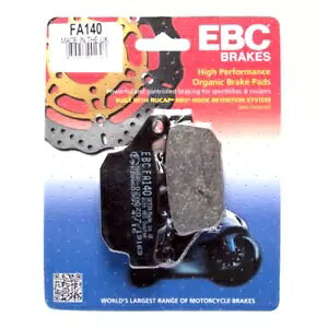 �z���_ NTV650 T 1988 - 1997 EBC FA140 �L�@���A�u���[�L�f�B�X�N�p�b�h�ɓK���B FITS HONDA NTV650 T 1988 - 1997 EBC FA140 ORGANIC REAR BRAKE DISC PADS
