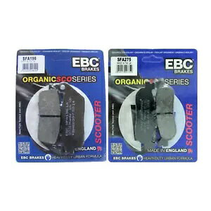 }n XMAX ABS 125 / 250 2011 - 2017 tg & AL@u[LpbhɓK Fits YAMAHA XMAX ABS 125 / 250 2011 - 2017 FRONT & REAR ORGANIC BRAKE PADS