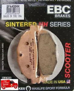 }n YP 400 }WFXeB 2004 ` 2013 EBC AČu[Lpbh SFA408HH ɓK Fits Yamaha YP 400 Majesty 2004 to 2013 EBC REAR Sintered Brake Pads SFA408HH