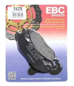 EBC �t�����g�L�@�u���[�L�f�B�X�N�p�b�h �z���_ CBF125 CBF 125 2009 - 2015 - FA375 �ɓK�� EBC FRONT ORGANIC BRAKE DISC PAD Fits HONDA CBF125 CBF 125 2009 - 2015 - FA375 �y���s�A���i�z