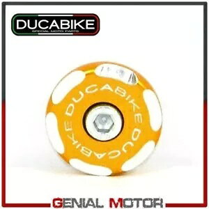 �E�z�C�[�� �L���b�v �A���~�j�E�� �o�C�J���[ �S�[���h Ducabike Ducati DIAVEL 2011 - 2019 Right Wheel Cap in Aluminium Bicolor Gold Ducabike Ducati DIAVEL 2011 - 2019 �y���s�A���i�z