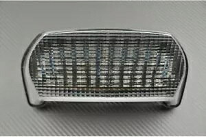 NA LED e[Cg + ECJ[ KAWASAKI ZX7R ZX-7R ZX7-R ZX750N 1996-2003 Clear LED Tail light + Turn Signals KAWASAKI ZX7R ZX-7R ZX7-R ZX750N 1996-2003