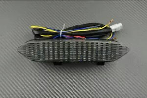 �N���A���A LED �e�[�����C�g �E�C���J�[�t�� ���}�n YZF R1 YZF-R1 RN09 2002-2003 Clear Rear LED Tail light with Turn Signals YAMAHA YZF R1 YZF-R1 RN09 2002-2003 �y���s�A���i�z