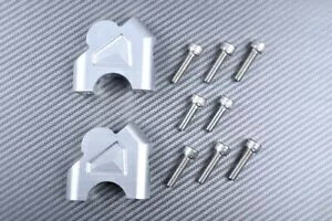 nho[ tg Nv ubN Vo[ 30 mm BMW R1250GS 1250GS R1250 GS 2019-2022- Handlebar lift clamp block silver 30 mm BMW R1250GS 1250GS R1250 GS 2019-2022-