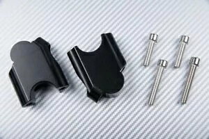 nho[ tg Nv ubN CU[ ubN 50 mm BMW F800GS 800GS F800 GS 2013-2015- Handlebar lift clamp block riser black 50 mm BMW F800GS 800GS F800 GS 2013-2015-